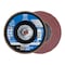 Pferd 5" x 5/8-11 Thd. POLIFAN Flap Disc - A SG STEELOX, Aluminum oxide, 120 Grit, Conical 62316 - alternate 1